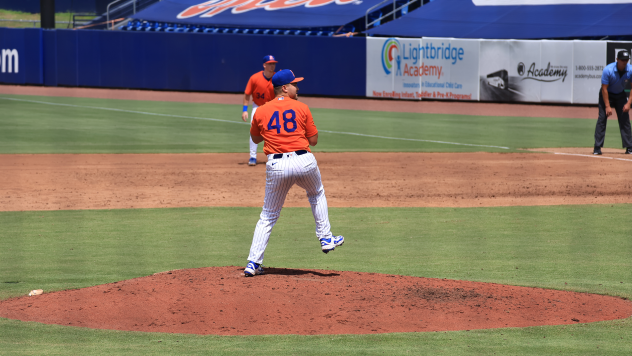 St. Lucie Mets pitcher Colton Cosper