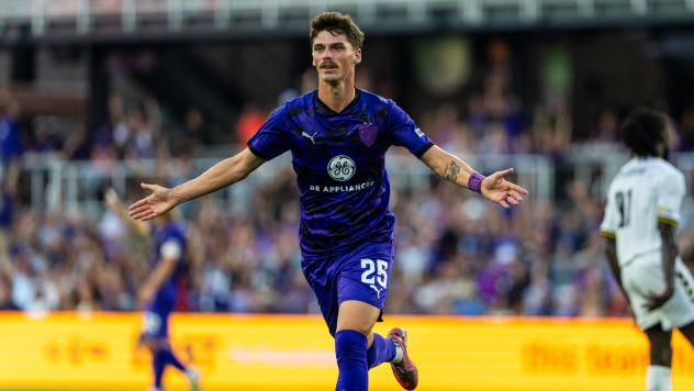 Louisville City FC forward Jansen Wilson