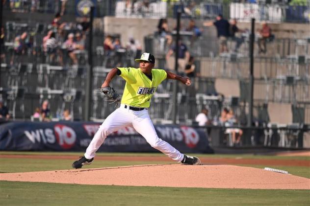 Columbia Fireflies pitcher Darwin Rodriguez