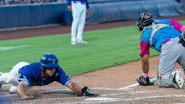 Tulsa Drillers' Taylor Young in action