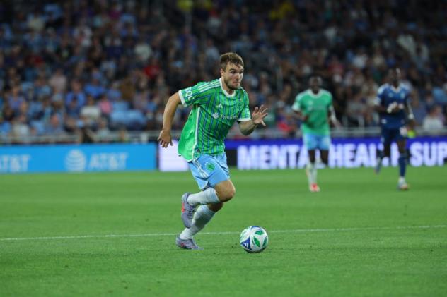 Seattle Sounders FC' Albert Rusnák in action