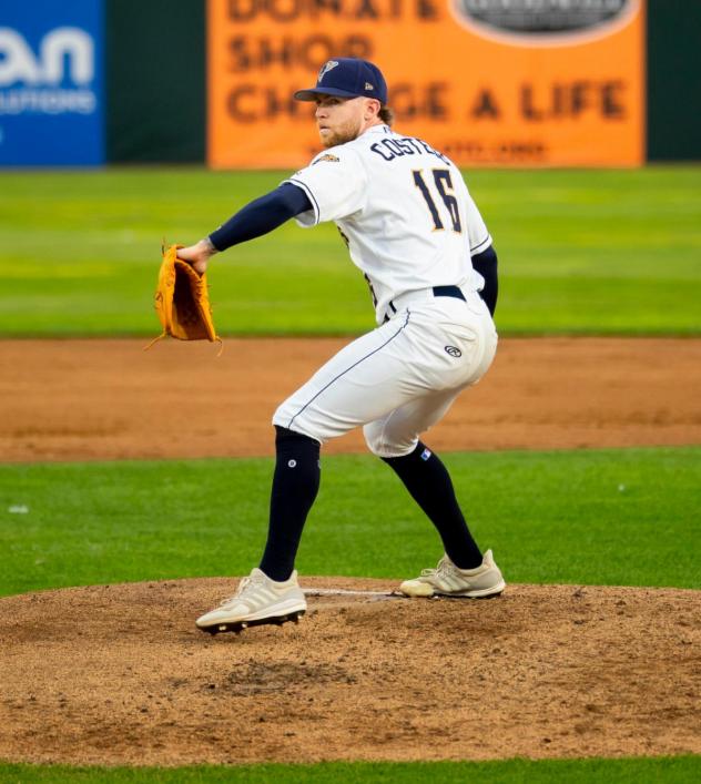 Tri-City Dust Devils pitcher Ryan Costeiu