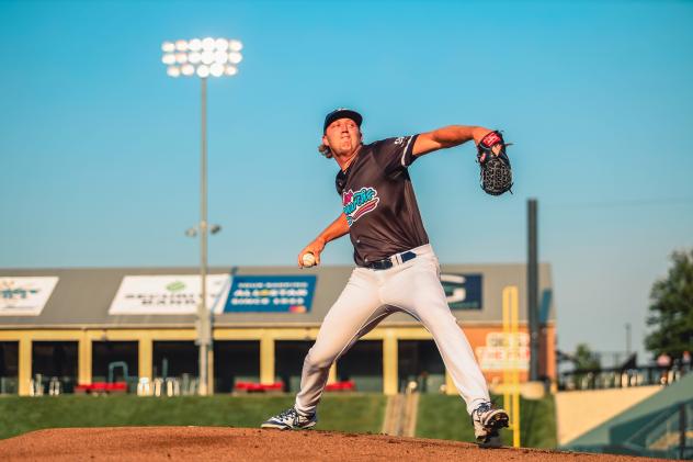 Kansas City Monarchs pitcher Blake Goldsberry