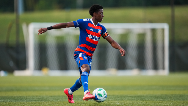 Defender Amir Daley with FC Cincinnati 2