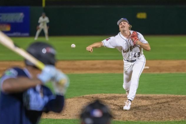 Tri-City Dust Devils pitcher Bridger Holmes
