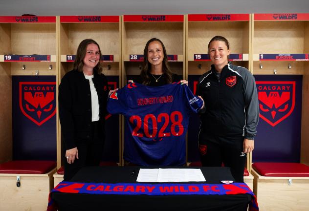 Calgary Wild FC Captain Meggie Dougherty Howard