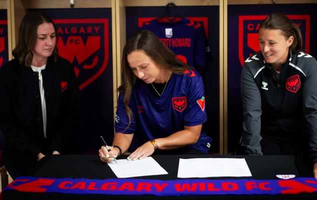 Calgary Wild FC Captain Meggie Dougherty Howard