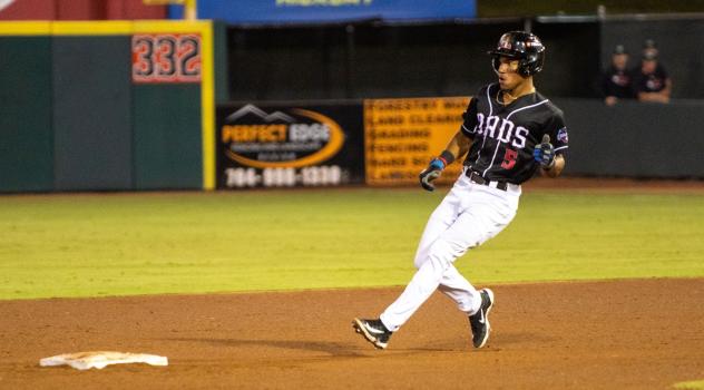 Hickory Crawdads outfielder Yeremy Cabrera