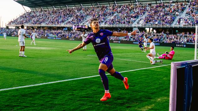 Louisville City FC forward Phillip Goodrum