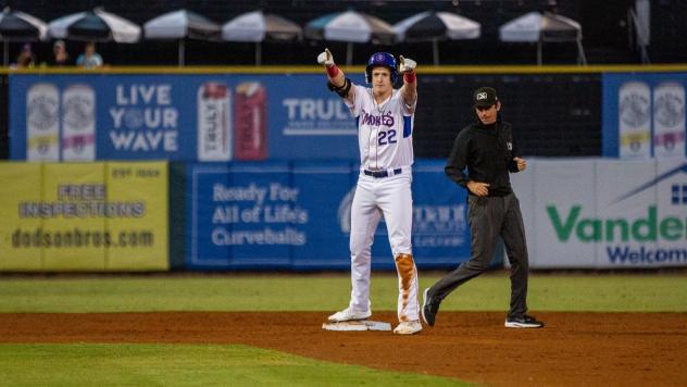 Owen Caissie with the Smokies