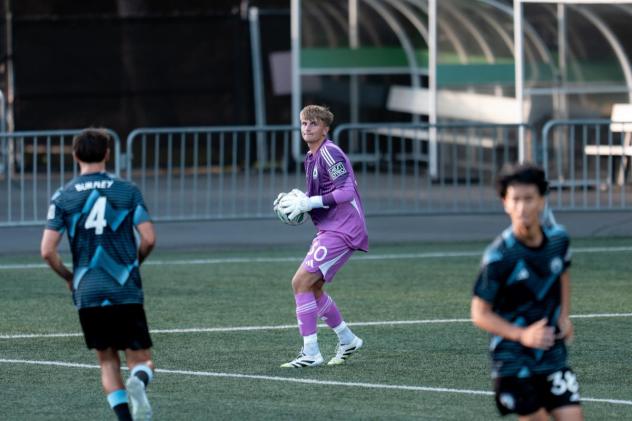 Tacoma Defiance goalkeeper Lars Helleren
