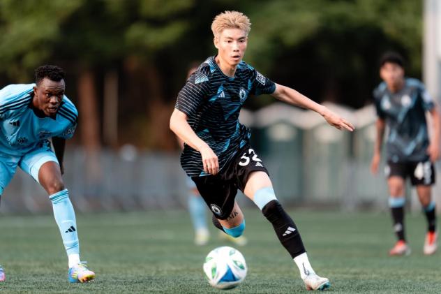 Tacoma Defiance midfielder Joonmo Kang