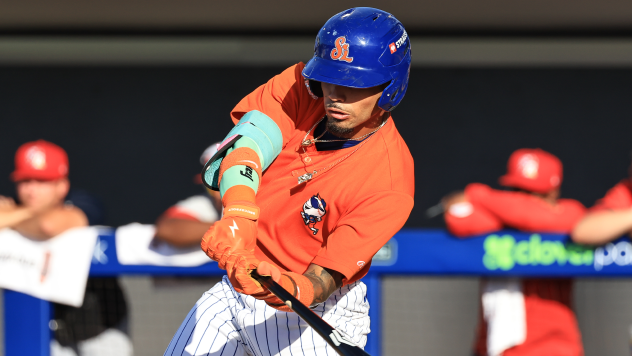 St. Lucie Mets at bat