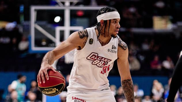 Calgary Surge's Rugzy Miller-Moore on game night