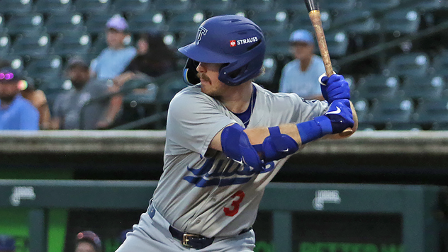 Tulsa Drillers' James Tibbs III at bat