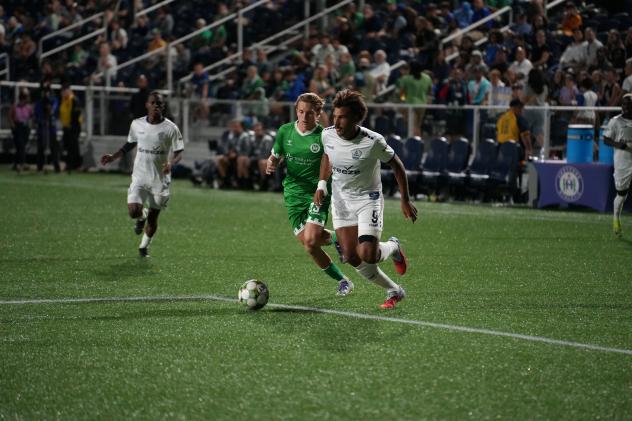 Rhode Island FC forward JJ Williams vs. Hartford Athletic