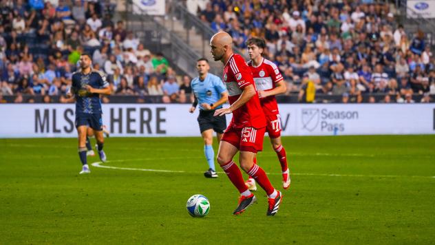 Chicago Fire FC's Andrew Gutman and Brian Gutiérrez on the field