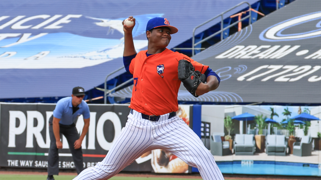 St. Lucie Mets pitcher Joel Lara