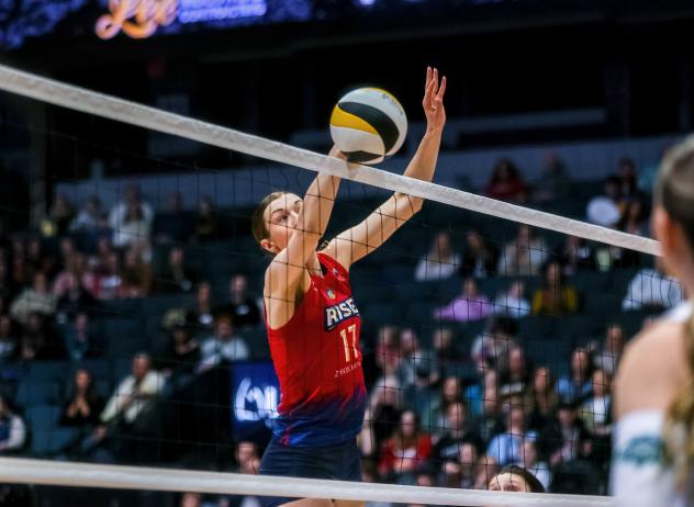 Grand Rapids Rise middle blocker Alyssa Jensen