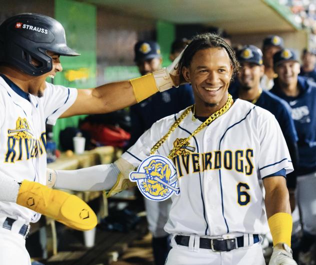 Charleston RiverDogs second baseman Narciso Polanco