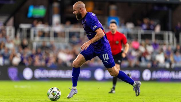 Louisville City FC forward Brian Ownby