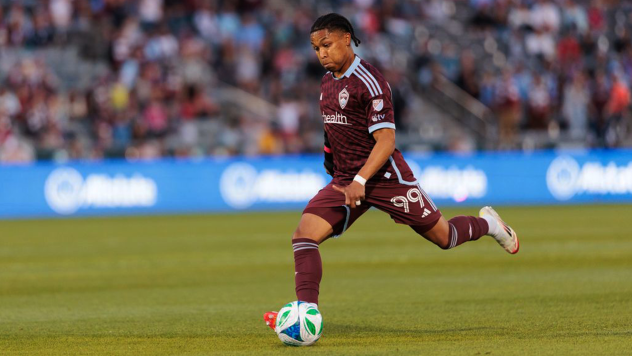 Defender Jackson Travis with the Colorado Rapids