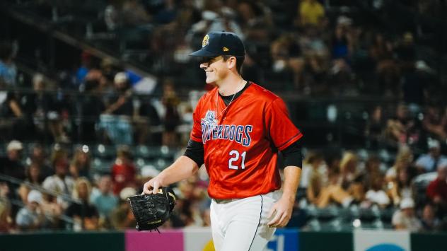 Charleston RiverDogs' Trey Pooser on game night