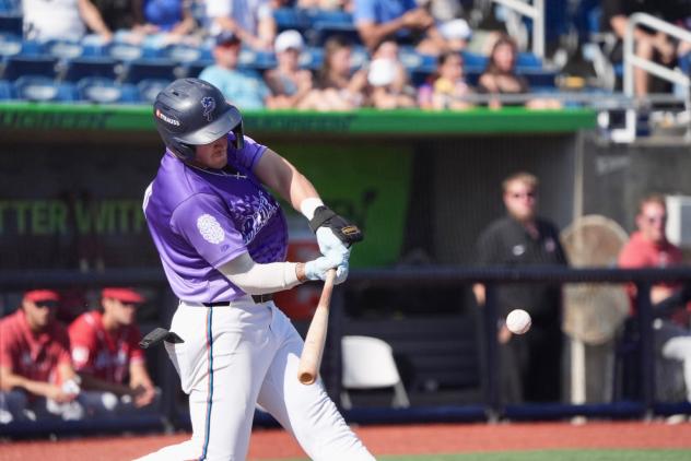 Pensacola Blue Wahoos at the plate