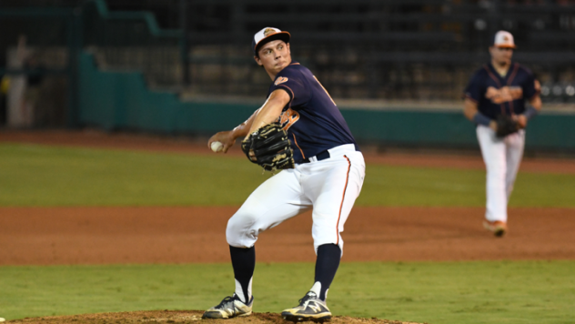 Down East Bird Dawgs on the mound