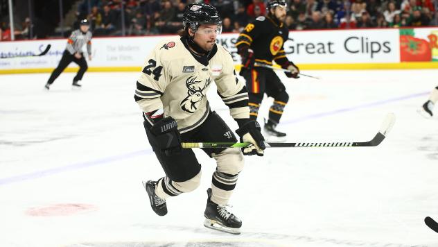 Forward Kristóf Papp with the Iowa Heartlanders