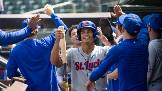 St. Lucie Mets second baseman Mitch Voit