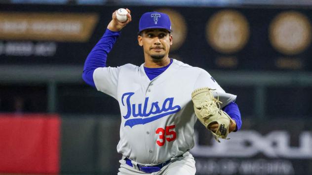 Tulsa Drillers pitcher Livan Reinoso