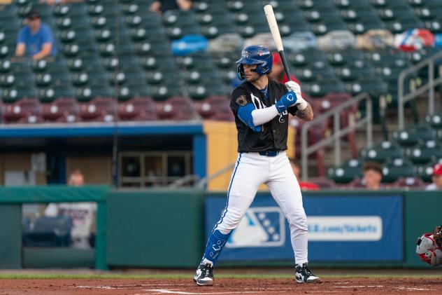 Carter Jensen with the Omaha Storm Chasers