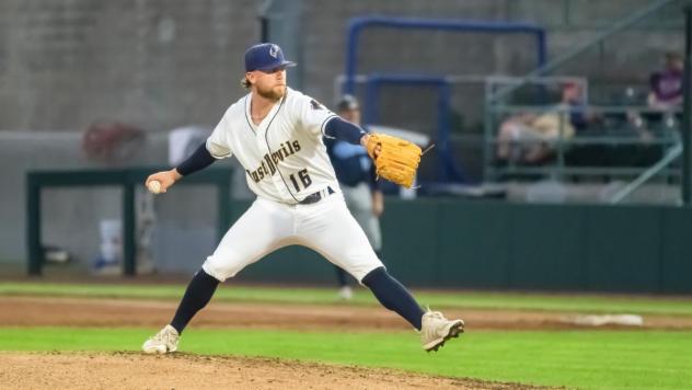 Tri-City Dust Devils pitcher Ryan Costeiu