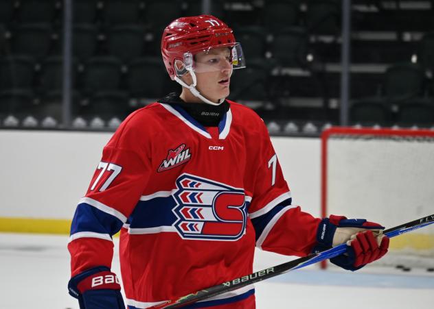 Spokane Chiefs left wing Elias Pul