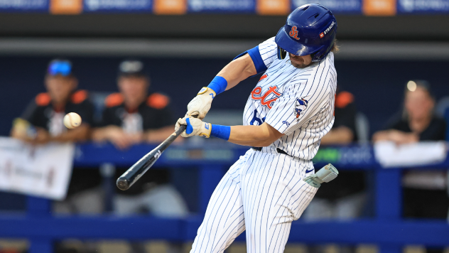 St. Lucie Mets at bat