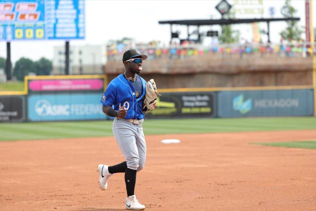 Biloxi Shuckers' Luis Lara on game night