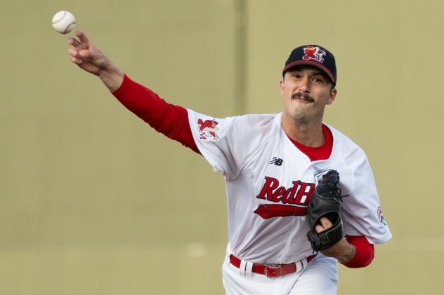 Fargo-Moorhead RedHawks deliver a pitch