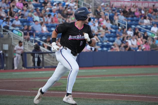 Pensacola Blue Wahoos' Fenwick Trimble in action