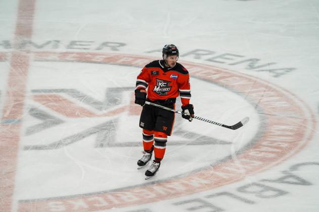Forward Maxim Andreev with the Kansas City Mavericks