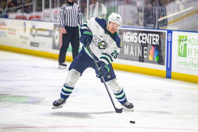 Maine Mariners defenseman James Marooney