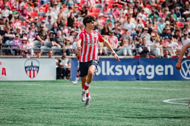 Atlético Ottawa forward Ralph Khoury
