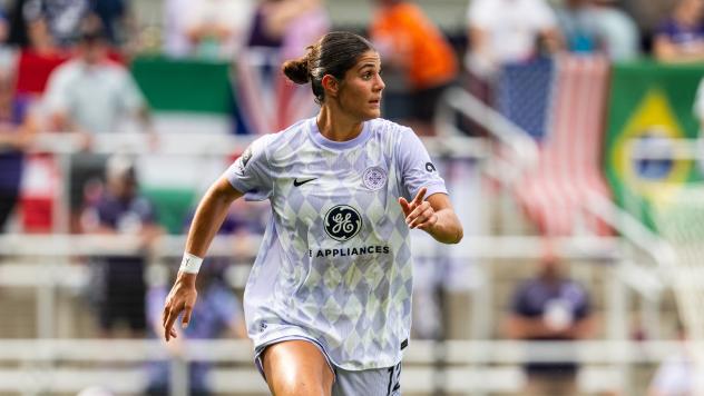Racing Louisville FC defender Allie George