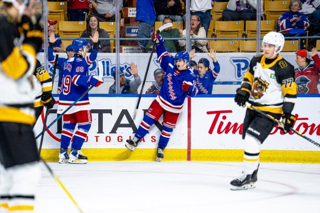Kitchener Rangers  and Brantford Bulldogs on game night