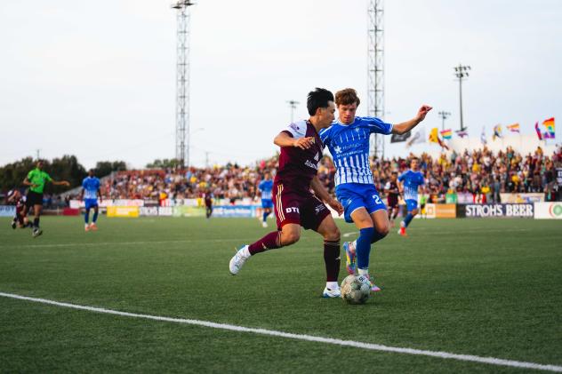 Detroit City FC with possession vs. Lexington SC