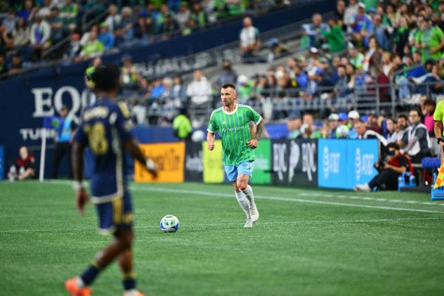 Seattle Sounders FC midfielder Albert Rusnák vs. Vancouver Whitecaps FC
