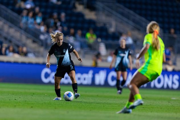 NJ/NY Gotham FC midfielder Josefine Hasbo