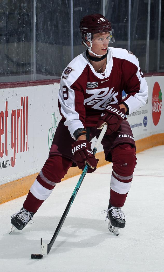 Peterborough Petes defenceman Liam Ladds