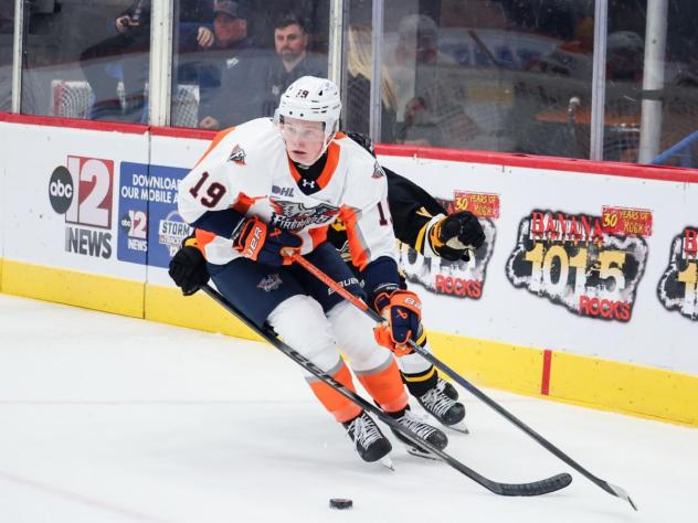 Flint Firebirds defenseman Dryden Allen