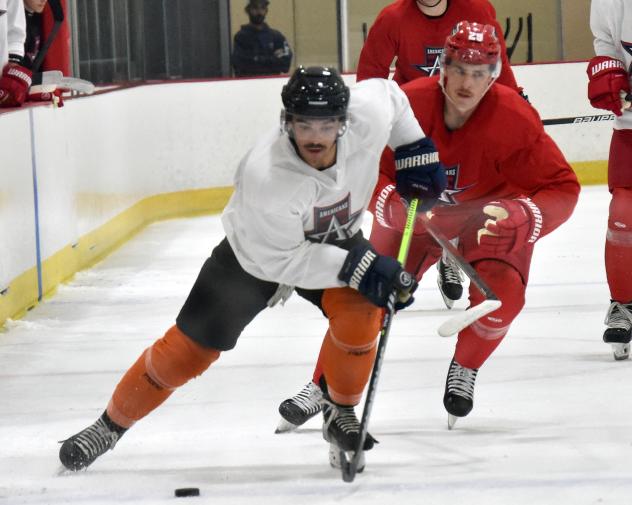 Allen Americans Red and White teams in action